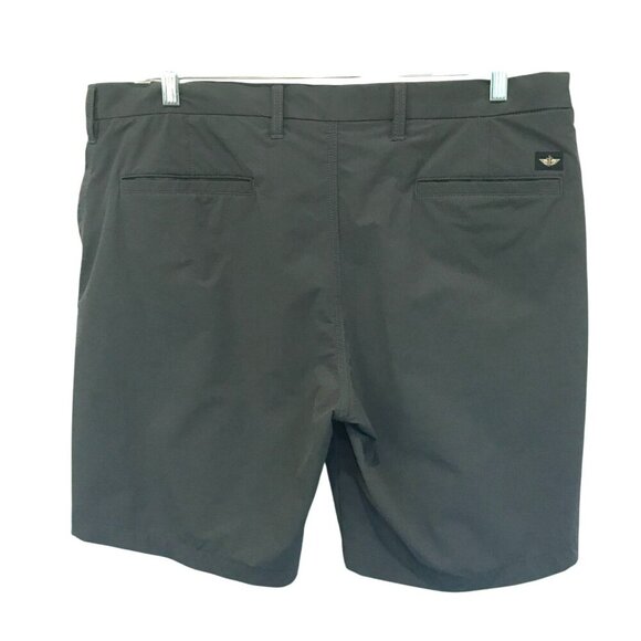 Dockers Supreme Flex Men's Flat Front Bermuda Golf Shorts Sz 40 in Dark Gray - Picture 6 of 14